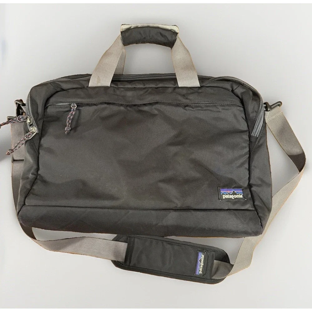 Patagonia Headway Brief 22L Black Briefcase with Strap Laptop Bag Travel Bag